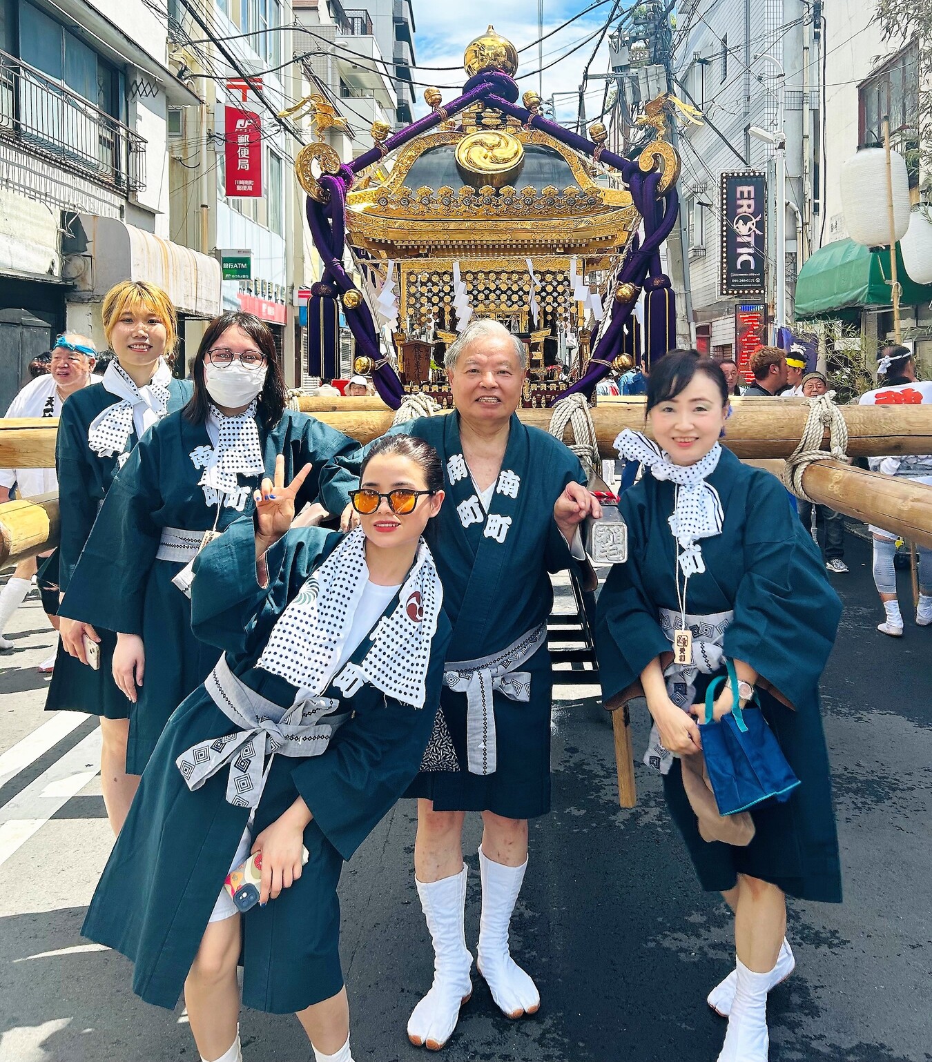夏祭り。川崎山王まつりに参加しました。