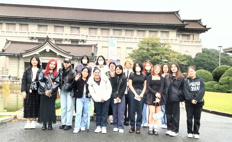 東京国立博物館見学　校外学習に行きました。