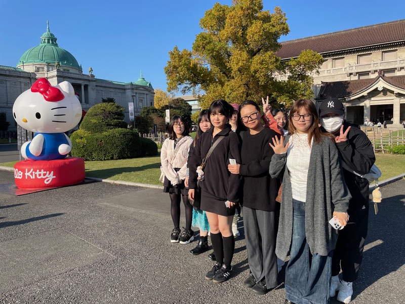 東京国立博物館見学　校外学習に行きました。