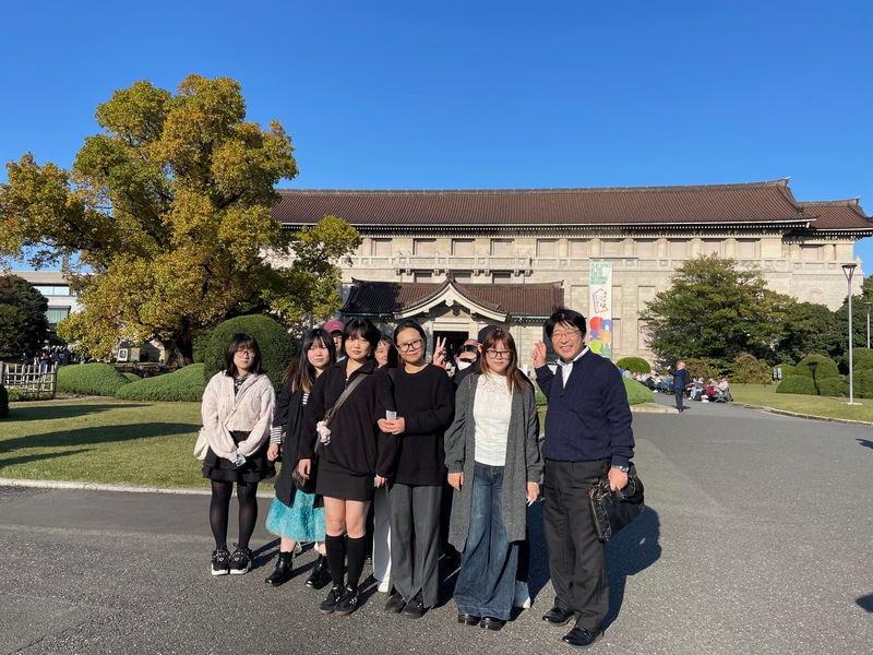 東京国立博物館見学　校外学習に行きました。